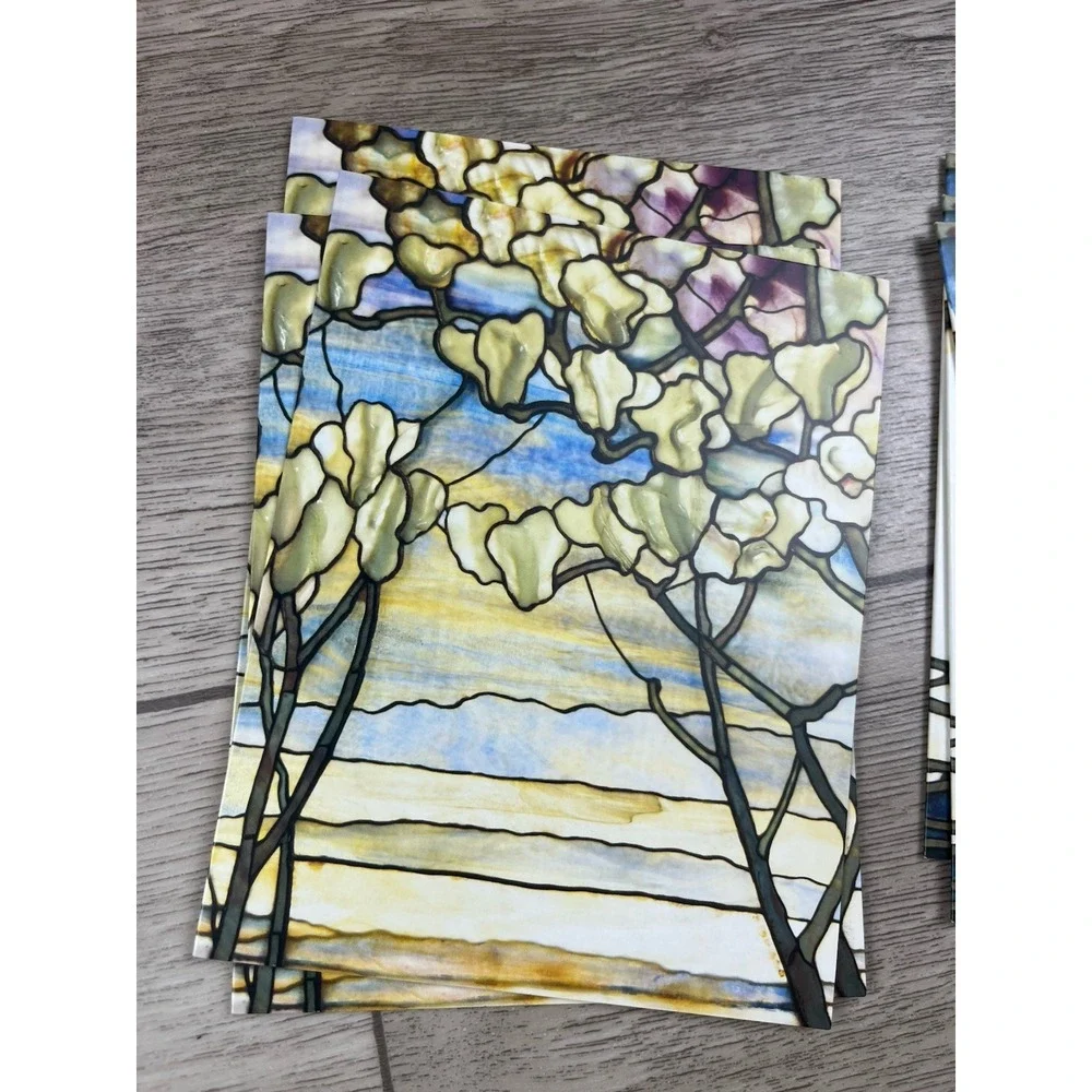 Louis Comfort Tiffany 36 Blank Note Cards & Envelopes Metropolitan Museum Art